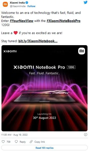 شیائومی 8 شهریور از نوت بوک پرو 120G و تلویزیون هوشمند سری X خود رونمایی می کند 1