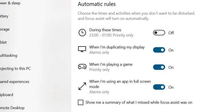 Focus Assist