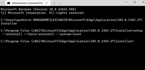 آموزش حذف مرورگر مایکروسافت اج از ویندوز 11 2