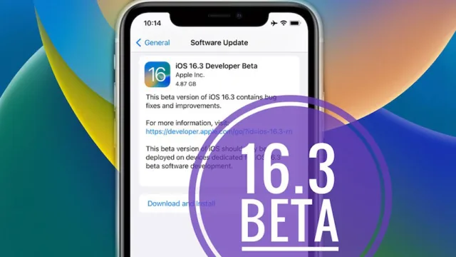 بتای توسعه دهنده iOS 16.3