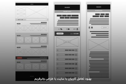 وایرفریم چیست؟ طراحی جزء به جزء رفتار کاربران