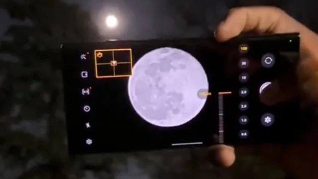 عکاسی ماه گلکسی اس 23 اولترا