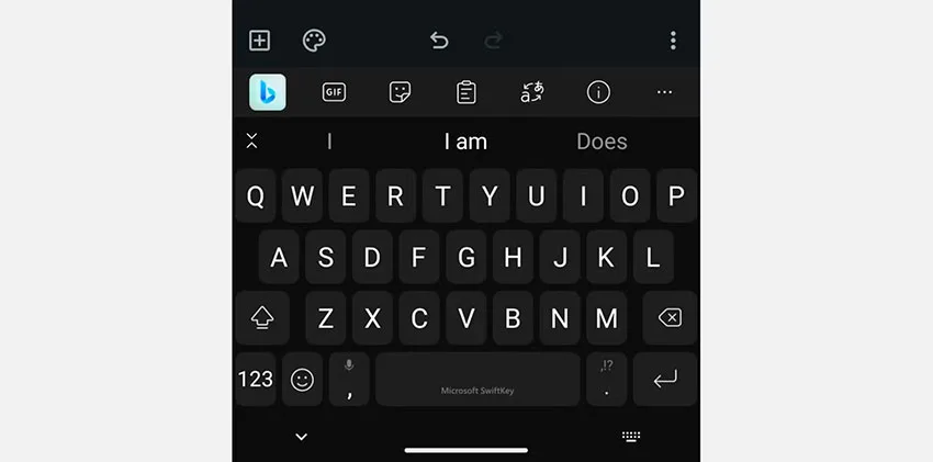 چت هوش مصنوعی بینگ در SwiftKey