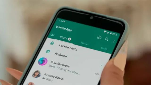 قفل چت واتساپ
