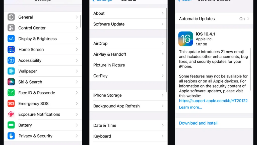 آپدیت کردن iOS