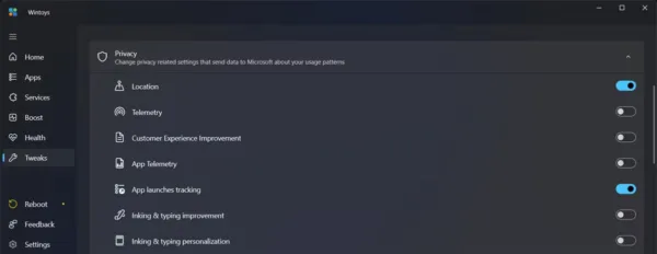 برنامه رایگان Wintoys