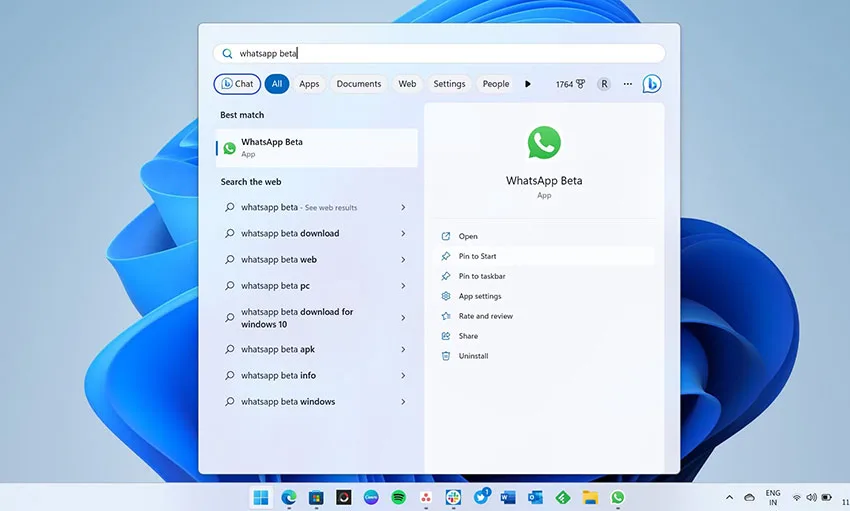 منوی استارت ویندوز 11