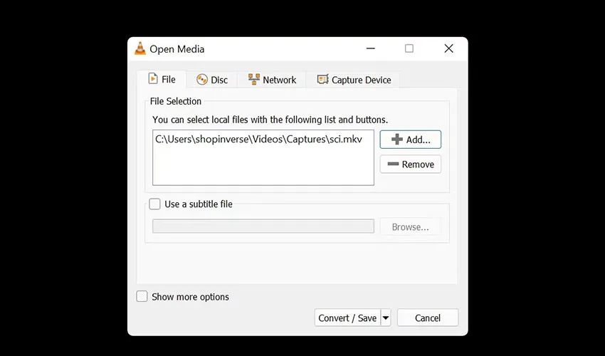 کاهش حجم ویدیو با VLC Media Player