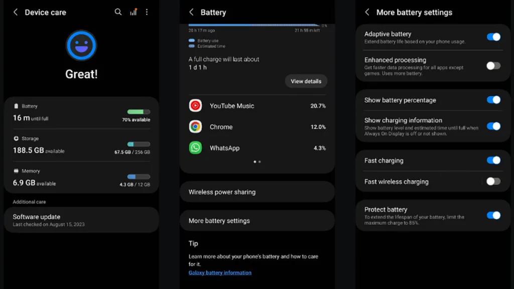 ویژگی Protect Battery