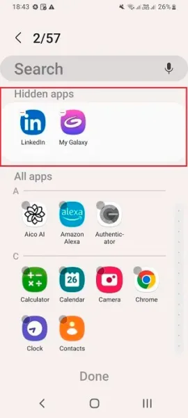 برنامه‌های مخفی اندروید