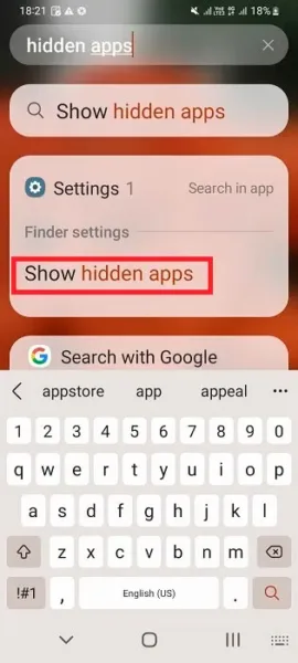 برنامه‌های مخفی اندروید