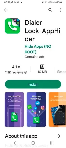 برنامه‌های مخفی اندروید