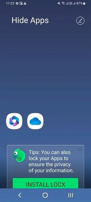 برنامههای مخفی اندروید