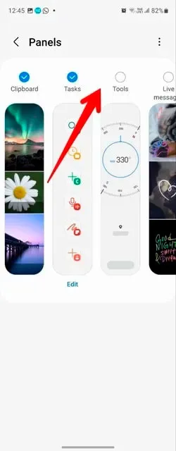 چراغ قوه سامسونگ گلکسی