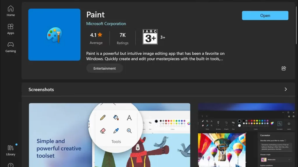مایکروسافت Paint