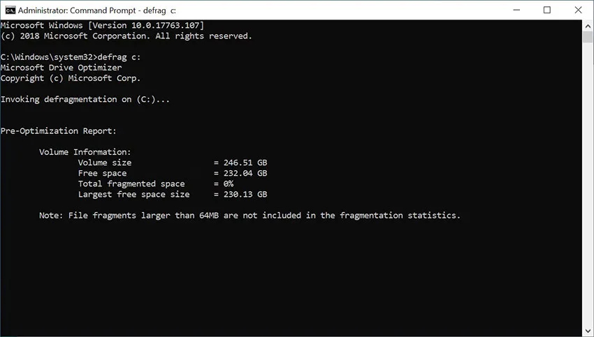 پاکسازی کامپیوتر با استفاده از Command Prompt