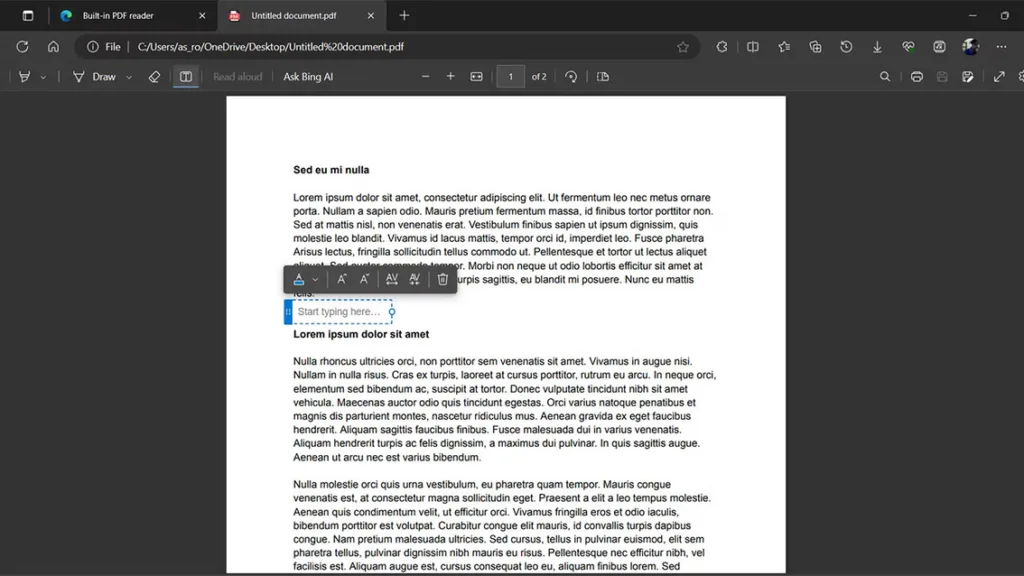 قابلیت نمایش PDF