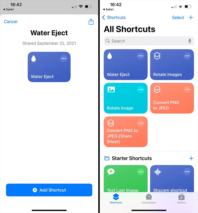 Water Eject