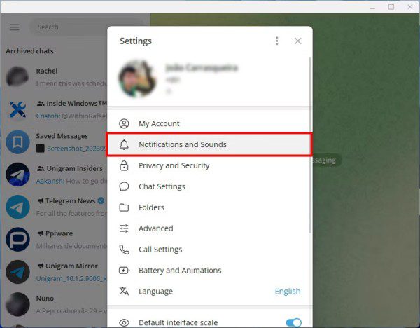 حذف اعلان مخاطب به تلگرام پیوست