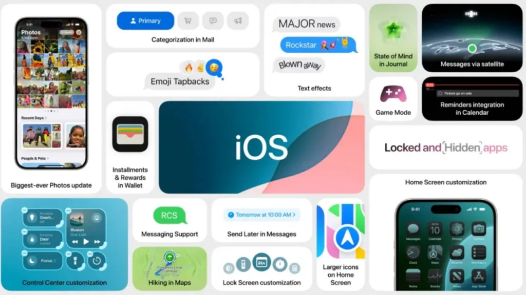 به‌روزرسانی iOS 18