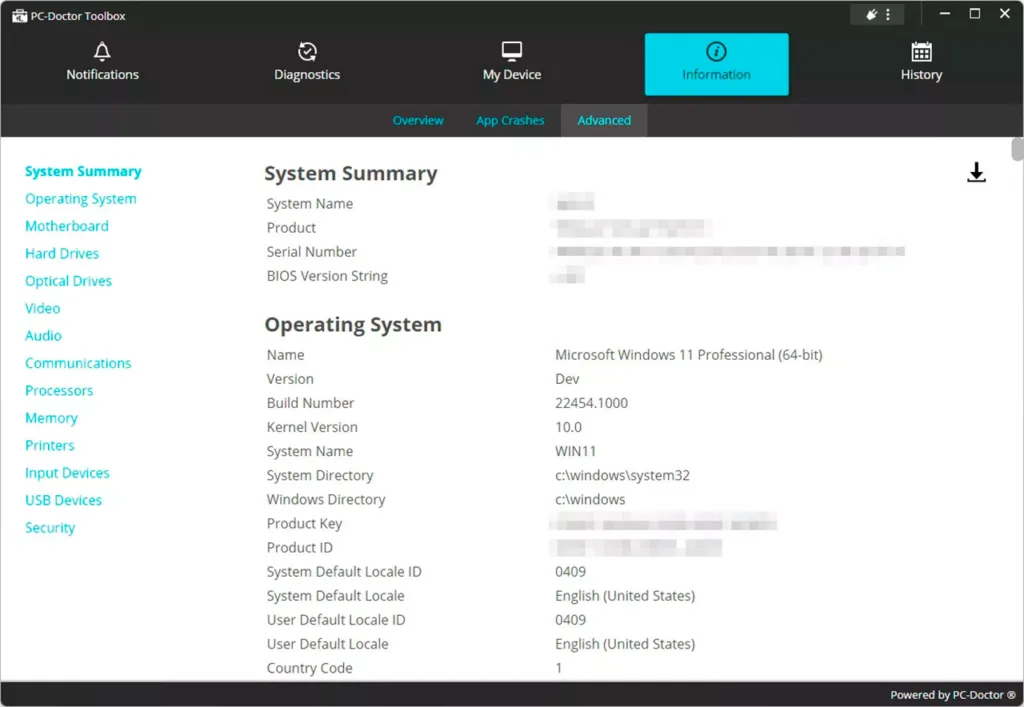 PC-Doctor Toolbox