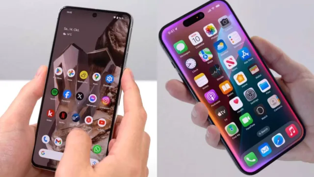iOS 18 در برابر اندروید