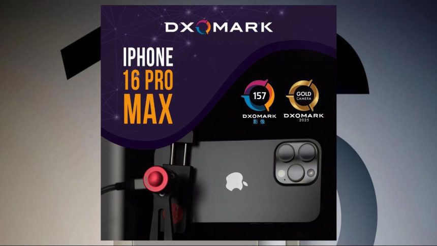 آیفون 16 پرو مکس در DxOMark