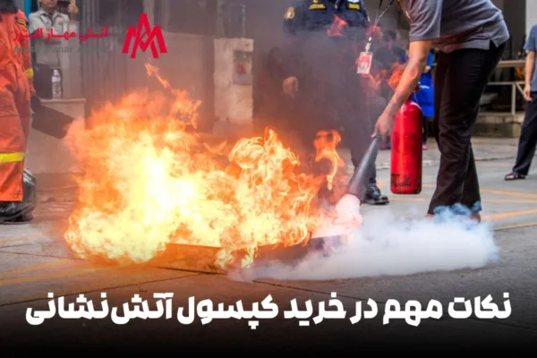 نکات مهم در خرید کپسول آتش نشانی