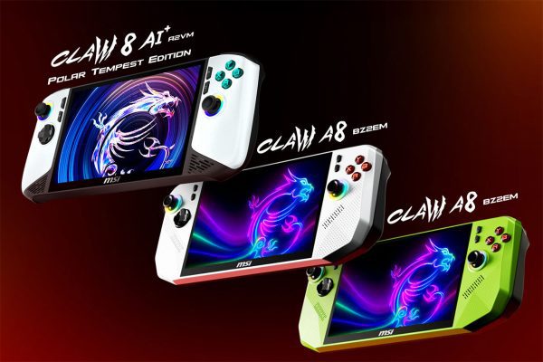 MSI Claw A8 معرفی شد؛ نسل جدید کنسول‌های دستی با پردازنده‌های اینتل و AMD