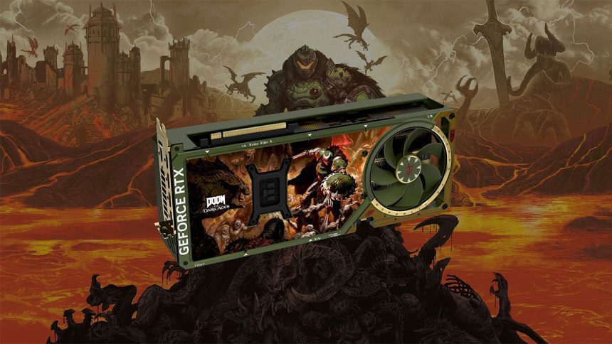 کارت گرافیک RTX 5080 DOOM Edition