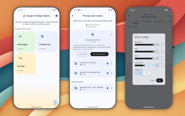 هوش مصنوعی آفلاین با AI Edge Gallery