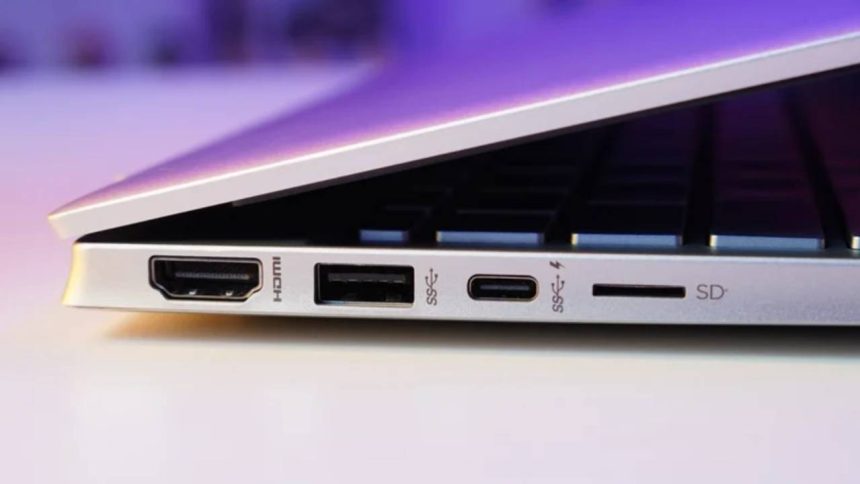 معنای علامت رعد و برق روی پورت USB