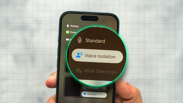 ویژگی Voice Isolation آیفون