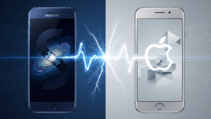 رقابت اپل و سامسونگ