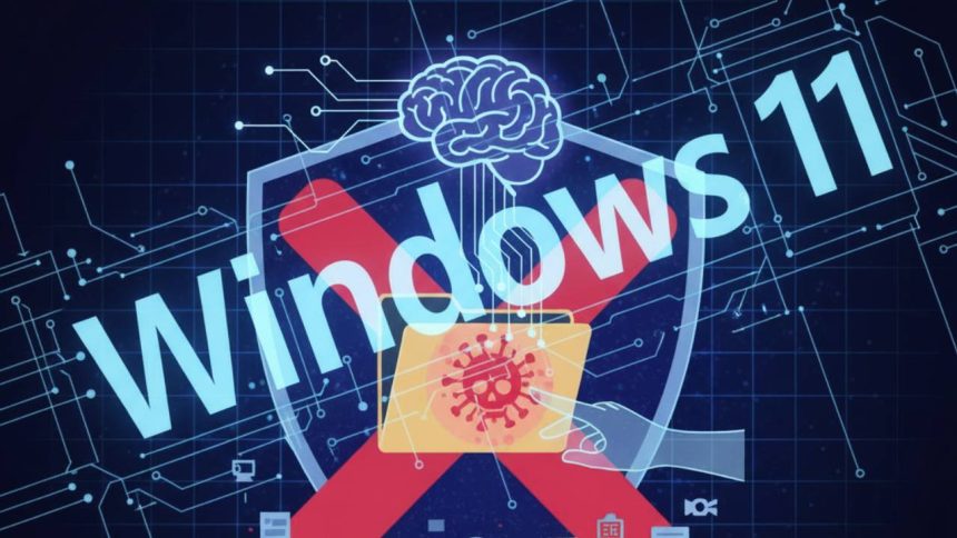 هشدار امنیتی ویندوز 11