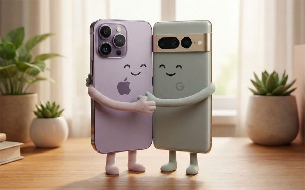 همکاری گوگل و اپل برای آسانتر کردن جابجایی بین اندروید و iOS همکاری گوگل و اپل