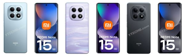 مشخصات و قیمت جهانی سری ردمی نوت 15 فاش شد ردمی نوت 15