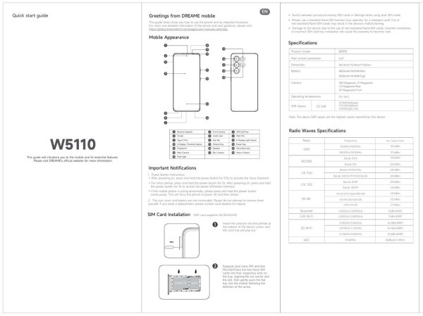 گوشی دریم E1