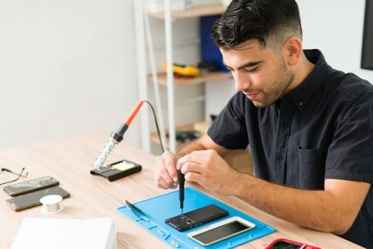 تعمیر گوشی موبایل در خانه