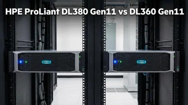 مقایسه سرورهای HPE ProLiant DL380 Gen11 و DL360 Gen11؛ کدام یک انتخاب بهتری است؟