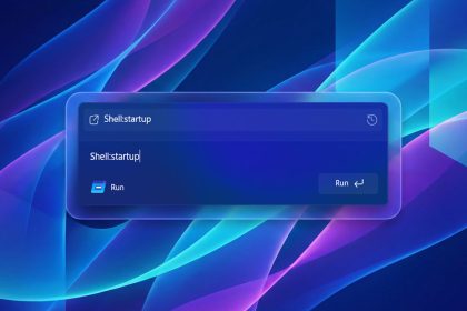 طراحی جدید کادر Run ویندوز 11