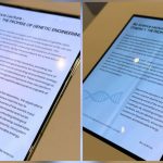 نمایشگر تاشو سامسونگ بدون خط تا