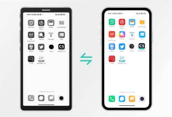 نمایشگر جوهر الکترونیک گوشی داسونگ لینک