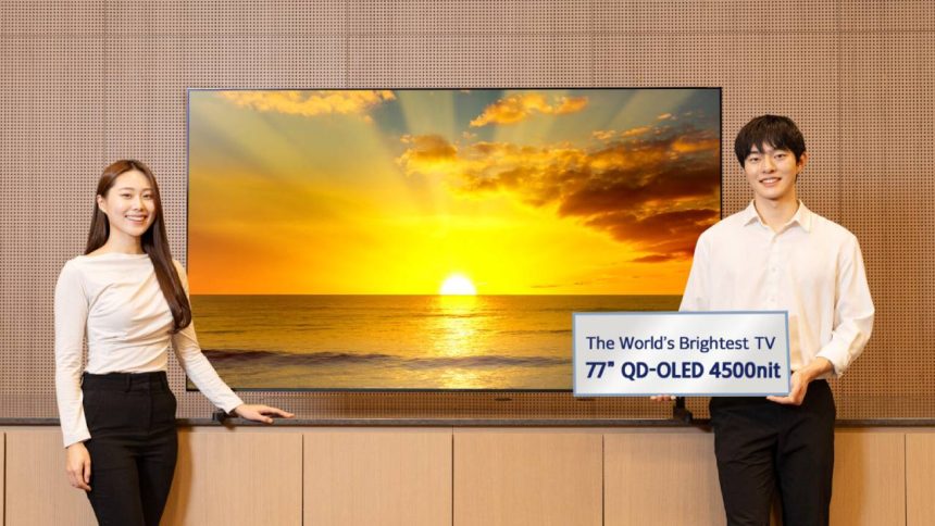 روشن‌ترین تلویزیون کیو‌دی-اولد