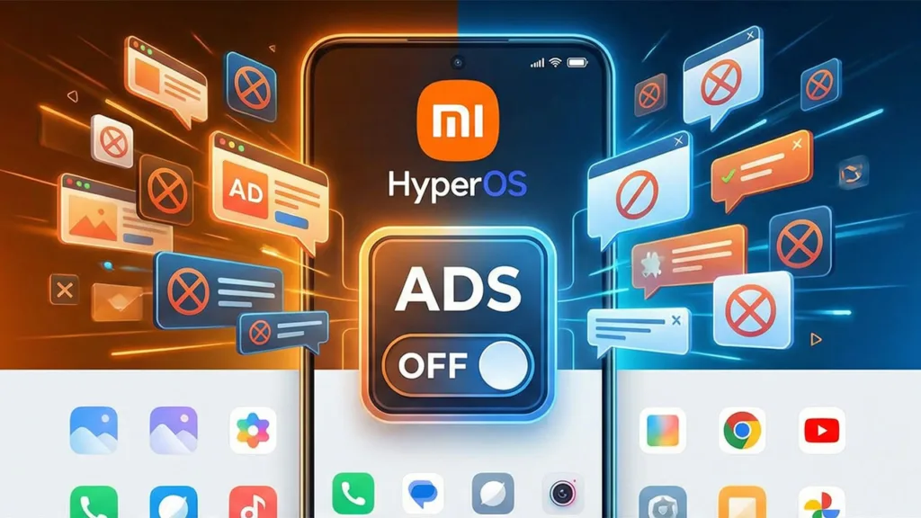 حذف تبلیغات HyperOS؛ راهنمای کامل خاموش کردن آگهی‌ها در اپ‌های سیستمی شیائومی