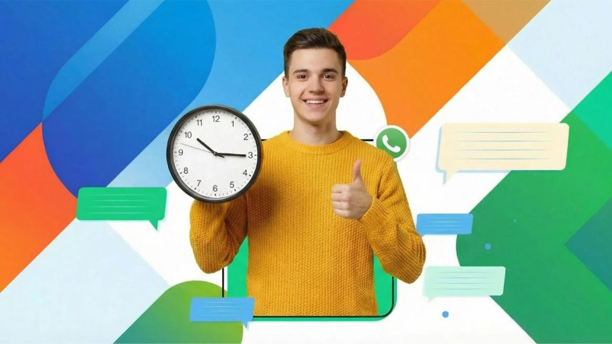 زمان‌بندی پیام واتساپ