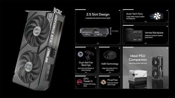 معرفی ASUS Dual GeForce RTX 5070 EVO