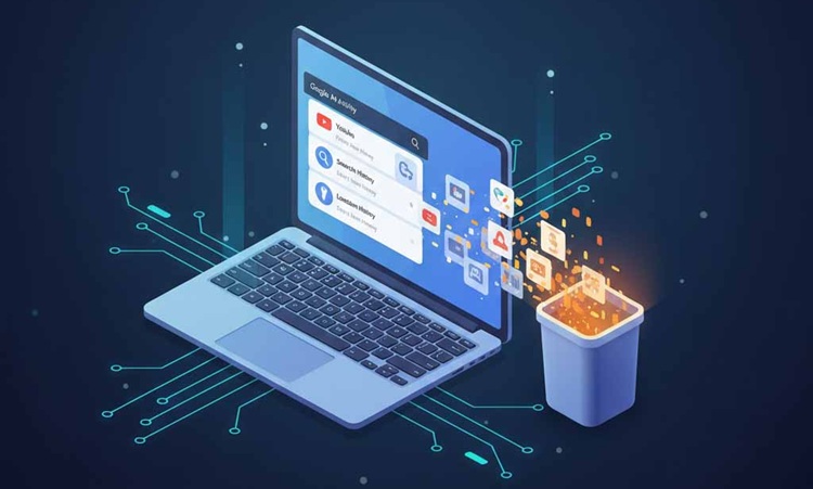 آموزش حذف فعالیت من google (My Activity) با چند روش کاربردی