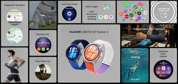 هواوی واچ جی تی رانر 2