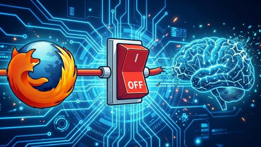 کلید قطع هوش مصنوعی در فایرفاکس